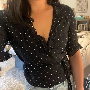 Vintage Ralph Lauren wrap top S